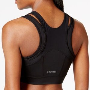 NWOT Calvin Klein Long Line Cut Out Bra